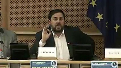 Recordemos como Junqueras demostraba que es "un hombre de paz"