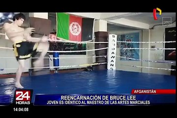 “Bruce Lee” afgano sueña con terminar la última película del fallecido actor