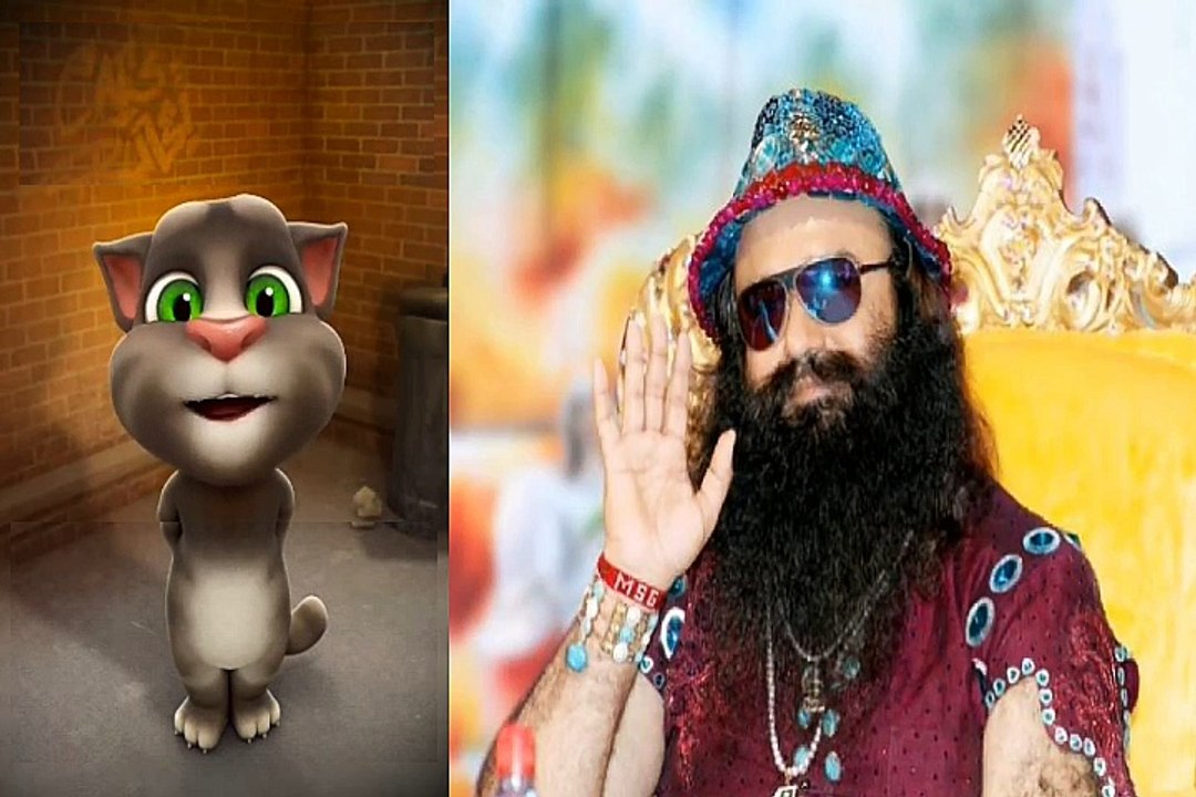 Talking Tom Hindi - बाबा राम रहीम तूने छेडी लडकीया Funny Comedy - Talking Tom Funny Video Song