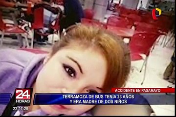 Pasamayo: terramoza del bus que cayó al abismo deja a dos niños en la orfandad