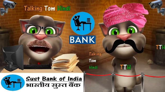 Talking Tom Hindi - Jan Dhan Yojana Funny Comedy - Talking Tom Funny Videos