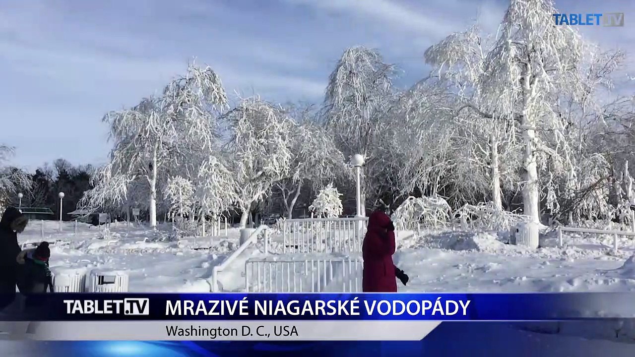Mrazivé počasie v Amerike zmenilo Niagarské vodopády na ľadovú krajinu zázrakov