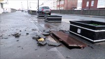 Eleanor waves cause damage to Burnham-on-Sea seafront