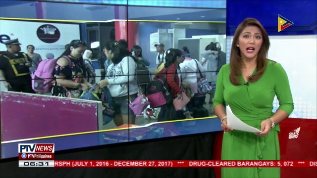 Mga pasahero sa Manila Port Harbor Terminal, stranded