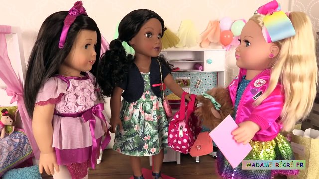Soirée Pyjama entre Filles Poupée American Girl invite ses Amies