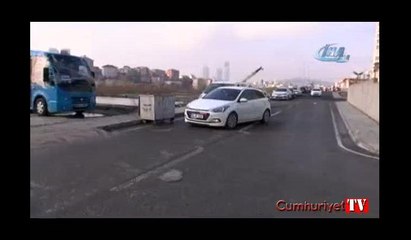 Aracı ile merdivenleri kullanarak inen sürücü konuştu