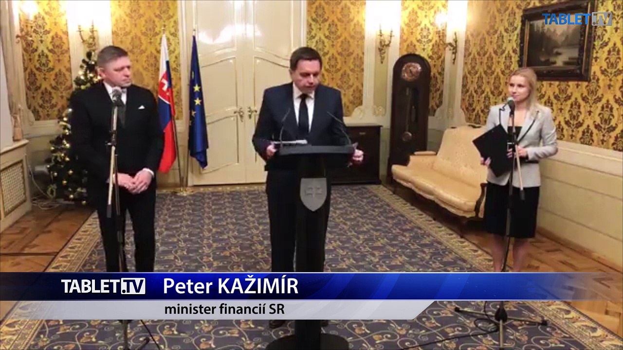 ZÁZNAM: TK predsedu vlády SR Roberta Fica a ministra financií SR  Petra Kažimíra