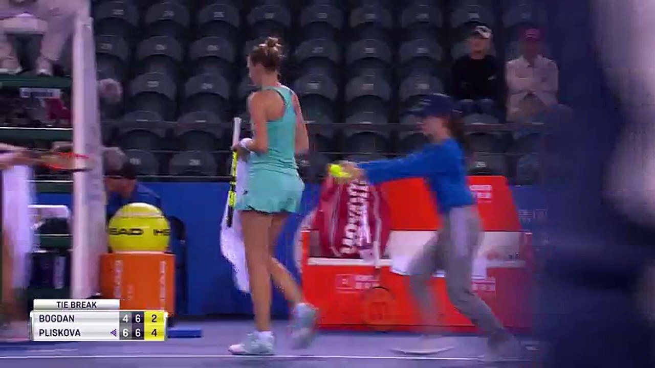 Shenzhen 2018 R16 Pliskova v Bogdan