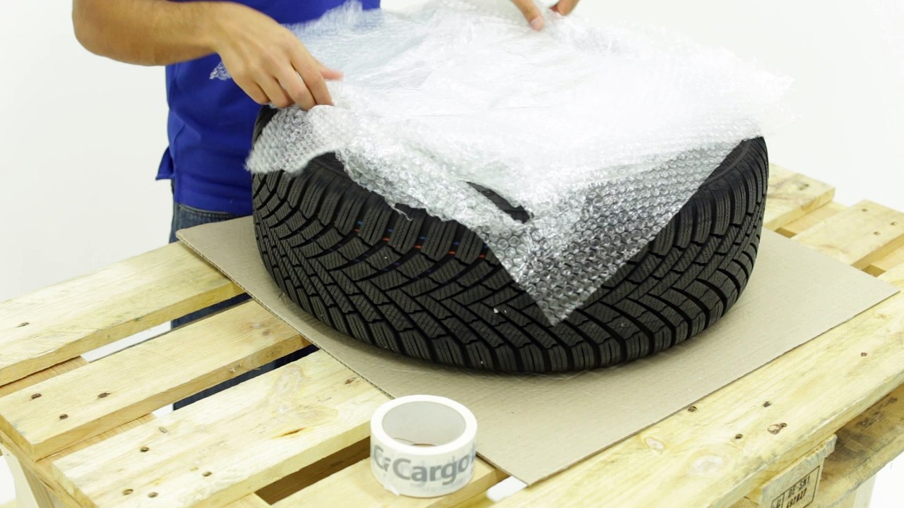 Reifen richtig verpacken - Verpackungstutorial - Cargo International