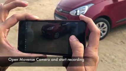 How to capture 360 spin of a car using Movense Software?