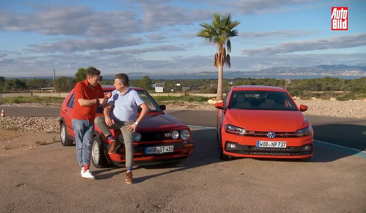 VÍDEO: VW Polo GTI contra Golf II GTI 16v. ¡Viaja en el tiempo!