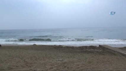 Mavi Bayraklı Plaja Sızan Fuel-oil Temizlendi