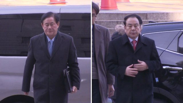 '뇌물수수' 최경환·이우현 의원...구속 여부 밤늦게 결정 / YTN