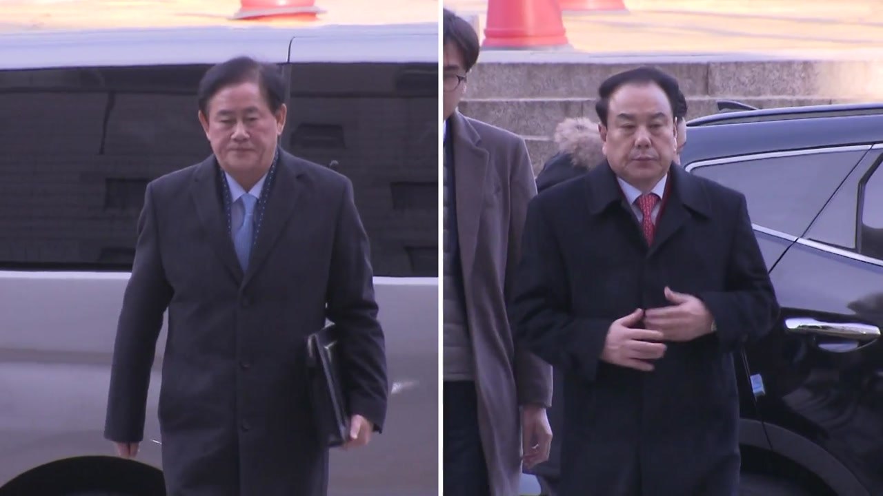 '뇌물수수' 최경환·이우현 의원...구속 여부 밤늦게 결정 / YTN
