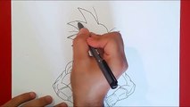 Drawing Goku in Vegeta´s Outfit | Dragonball Super | TolgArt