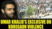 Bhima Koregaon violence: Umar Khalid slams BJP, RSS over clashes | Oneindia news