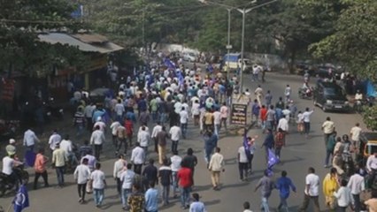 Miles de intocables se manifiestan en el oeste de la India tras agresiones