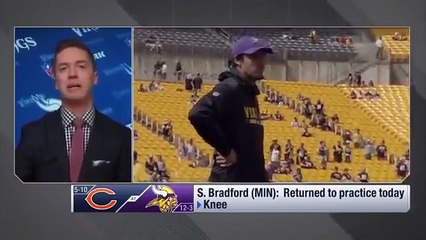 Minnesota Vikings vs Chicago Bears, Sam Bradfords return?