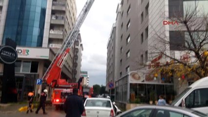 İzmir Adliye Ek Binasında Baca Yangını