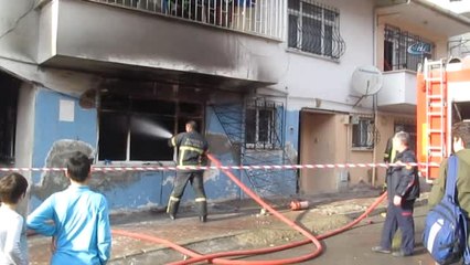 Kocaeli'de Suriyeli Ailenin Kaldığı Ev Yandı