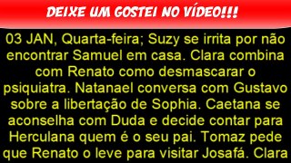 O Outro Lado do Paraíso QUARTA 03 DE JANEIRO 03⁄01⁄2018 Resumo da Novela