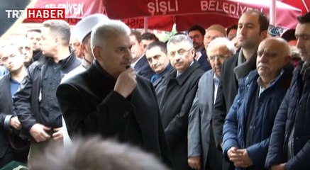 Başbakan Binali Yıldırım, dayısının oğlunun cenazesine katıldı