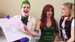 THE DRAWING CHALLENGE!!!! Joker, Harley Quinn, Poison Ivy | Superheroes | Spiderman | Superman | Frozen Elsa | Joker