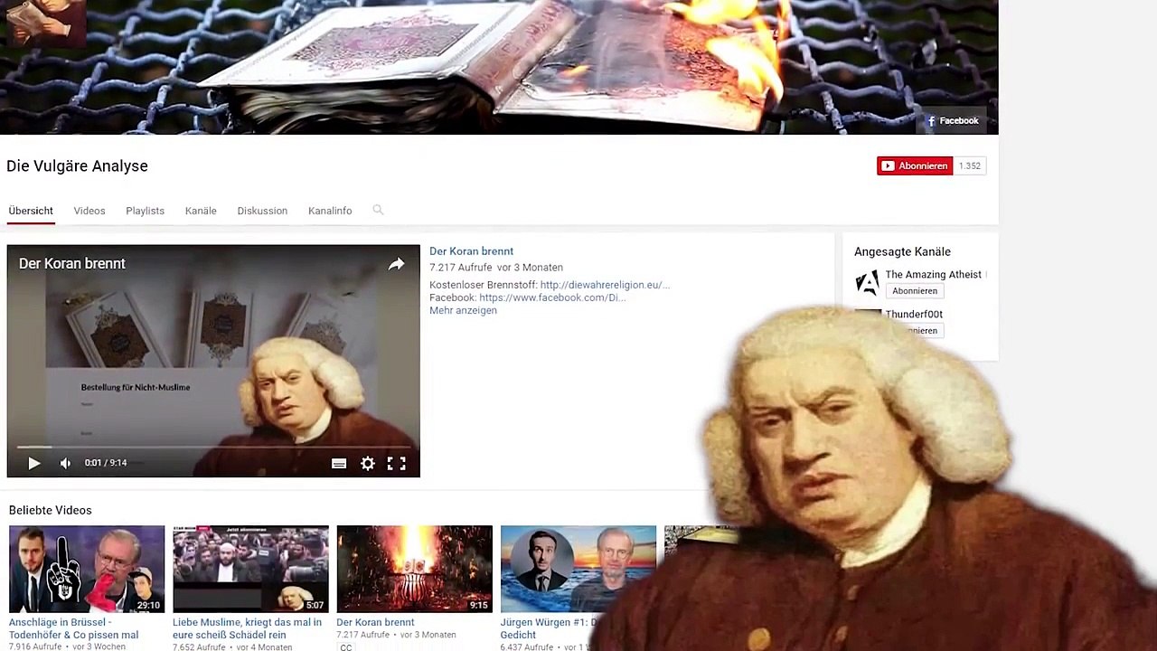 Jürgen Würgen #2 - Ist der Islam mit dem Grundgesetz vereinbar (Die Vulgäre Analyse) [MIRROR]