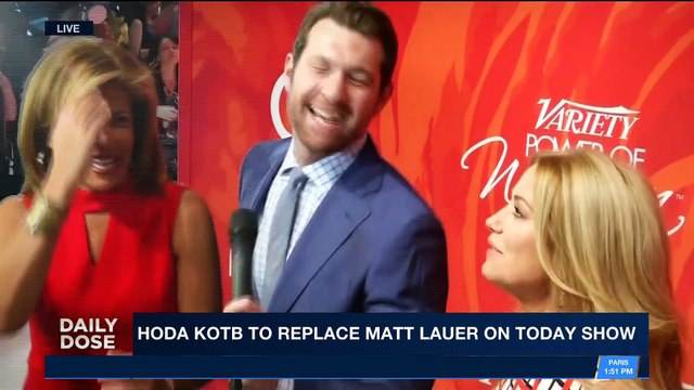 DAILY DOSE | Hoda Kotb to replace Matt Lauer on today show | Wednesday, January 3rd 2018