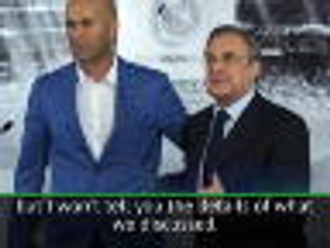 Zidane admits to transfer talks with Real president Perez