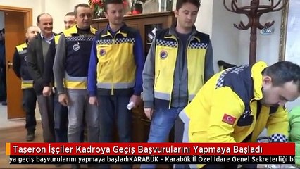 Taşeron İşçiler Kadroya Geçiş Başvurularını Yapmaya Başladı