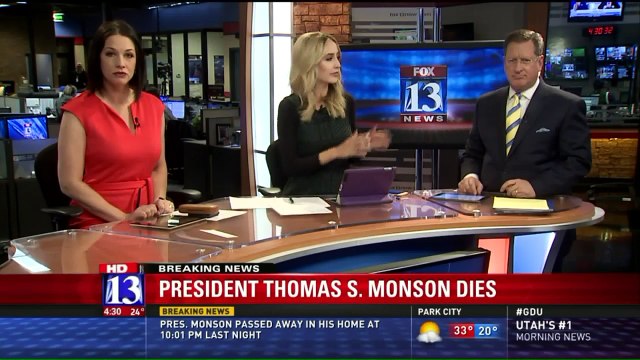 LDS Church President Thomas S. Monson Dies at 90