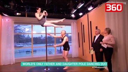 Babai kërcen në tub me të bijën, reagon publiku (360video)