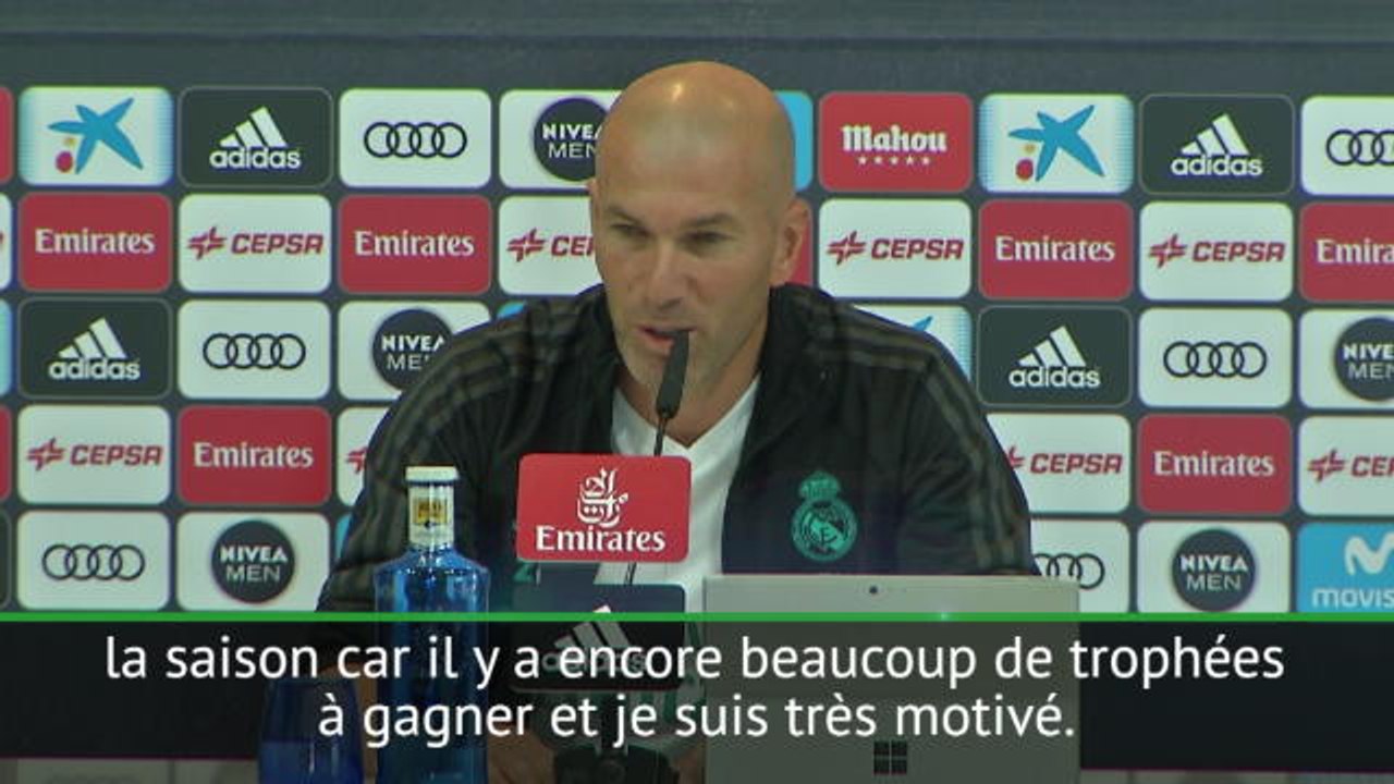 Real Madrid - Zidane: "On ne sait pas combien de temps je serais au Real"