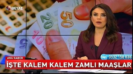 İşte kalem kalem zamlı maaşlar!