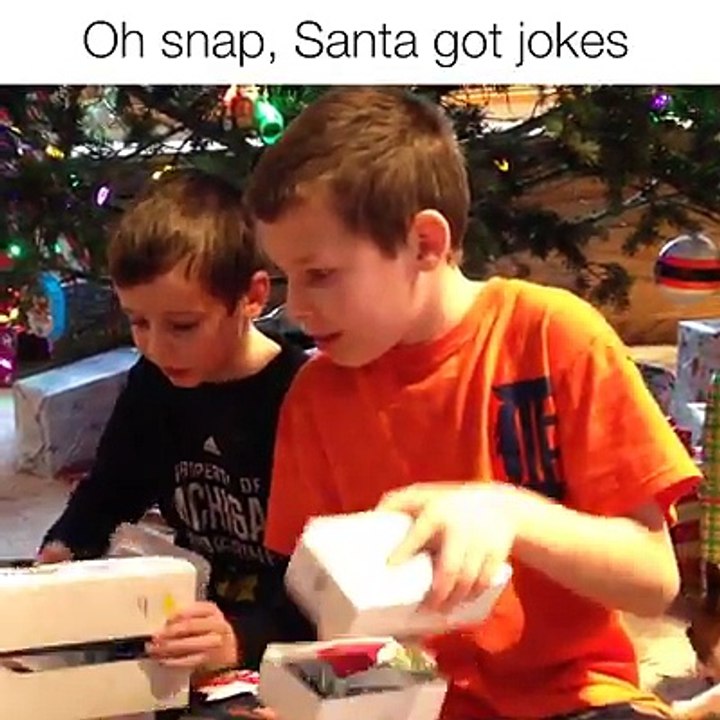 Who Knew Santa Was A Comedian