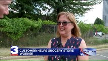 Customers Pay It Forward to Helpful Grocery Store Worker