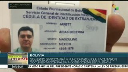 Bolivia sancionará a quienes otorgaron documentos a narco mexicano