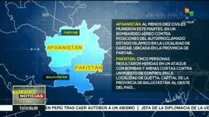 Lucha antiterrorista deja diez civiles muertos en Afganistán