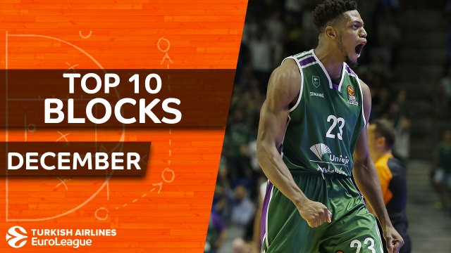Turkish Airlines EuroLeague, Top 10 Blocks, December