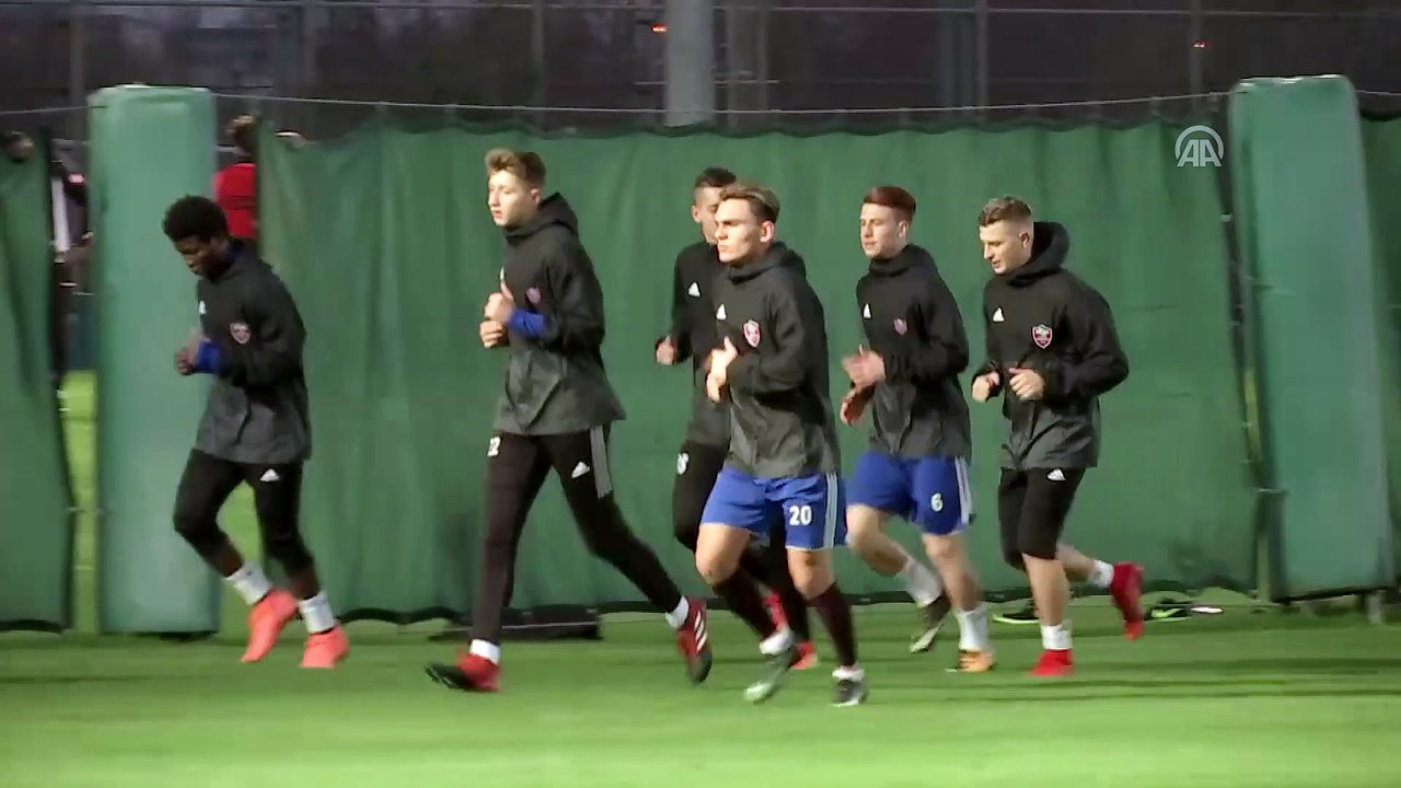 Kardemir Karabükspor, ikinci yarı hazırlıklarına başladı  - ANTALYA