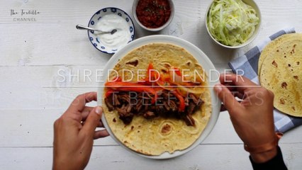 Shredded Beef Brisket Fajitas