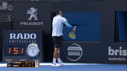 Brisbane - Kyrgios remporte le duel 100% australien