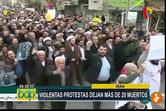 Más de 20 muertos y cientos de detenidos tras protestas en Irán
