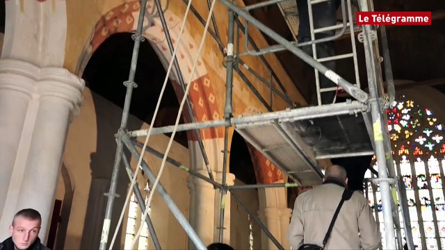 Merléac (22). La chapelle intrigue des chercheurs du monde entier