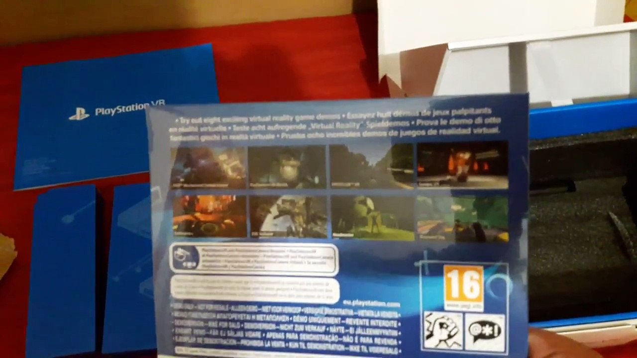 Il primo UNBOXING della Playstation VR