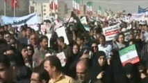 مظاهرات حاشدة تأييدا للحكومة الإيرانية
