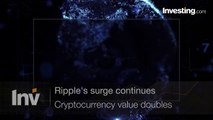 Ripple Hits New High as No 2. Cryptocurrency Tops 100-Percent Weekly Gain