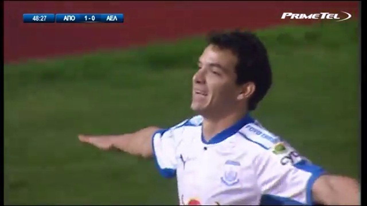 Emilio Zelaya AMAZING Goal - Apollon 1-0 AEL Limassol - 03.01.2018