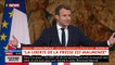 Emmanuel Macron annonce une loi pour lutter contre les fake news sur internet en période électorale et confirme la prése
